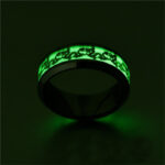 Stainless Steel Luminous Heart Ring - Image 4
