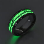 Stainless Steel Luminous Heart Ring - Image 7