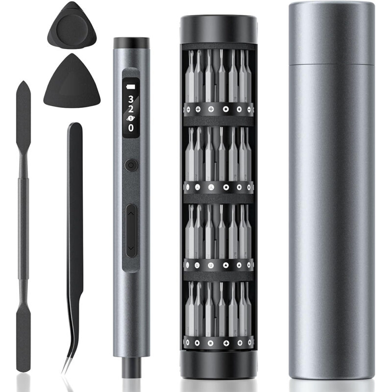 62 in 1 Mini Electric Precision Screwdriver Set Cordless Rechargeable Kit on GatangaOS