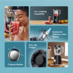 1.5L Oraimo 2-Speed Ice-crushing SmartBlender | GatangaOS