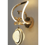 Luminous Blossom Crystal Wall Light | GatangaOS