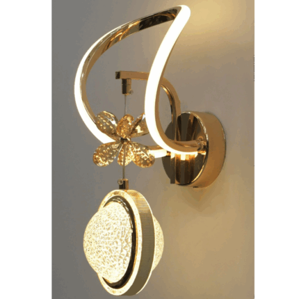 Luminous Blossom Crystal Wall Light | GatangaOS