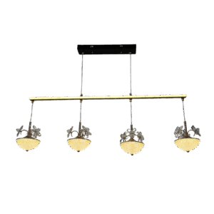 Florence Four-Flower Crystal LED Pendant Chandelier