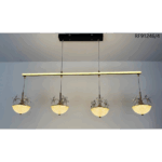 Florence Four-Flower Crystal LED Pendant Chandelier