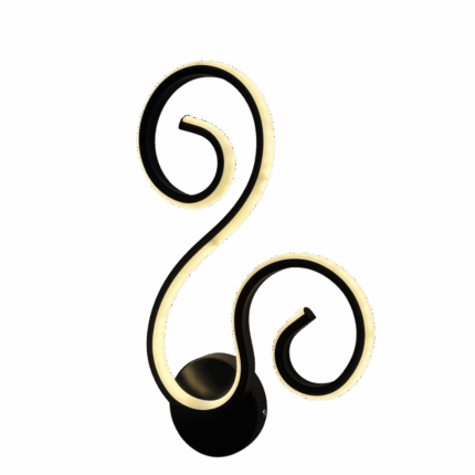 Modern Swirl LED Wall Light – Artistic Decorative Indoor Lamp | Gatanga Online Store (GatangaOS)