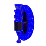 Golden Cascade Crystal Wall Light - Image 6