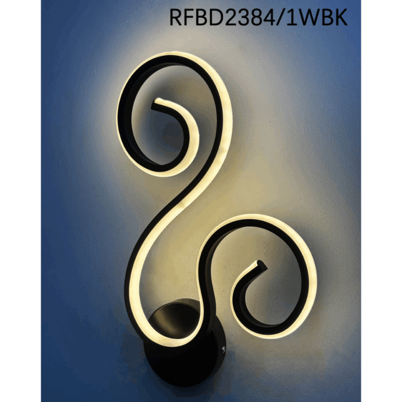 Modern Swirl LED Wall Light – Artistic Decorative Indoor Lamp | Gatanga Online Store (GatangaOS)