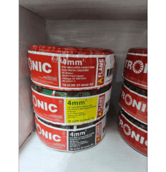 Tronic 4mm PVC Insulated Single Core Electrical Cable